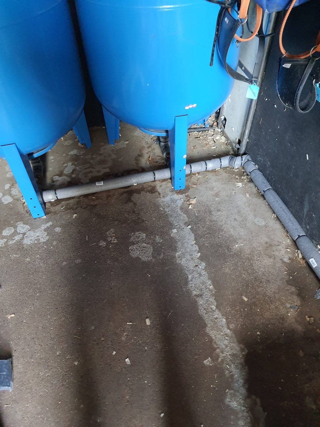 Pipe insulation in a loft and frost-prone areas